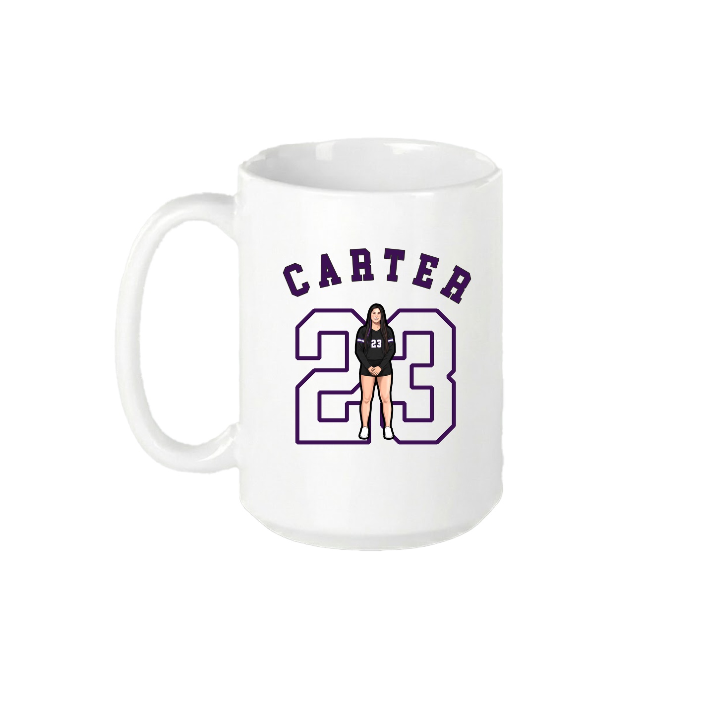 15oz Coffee Mug — Shirsey Arch in White