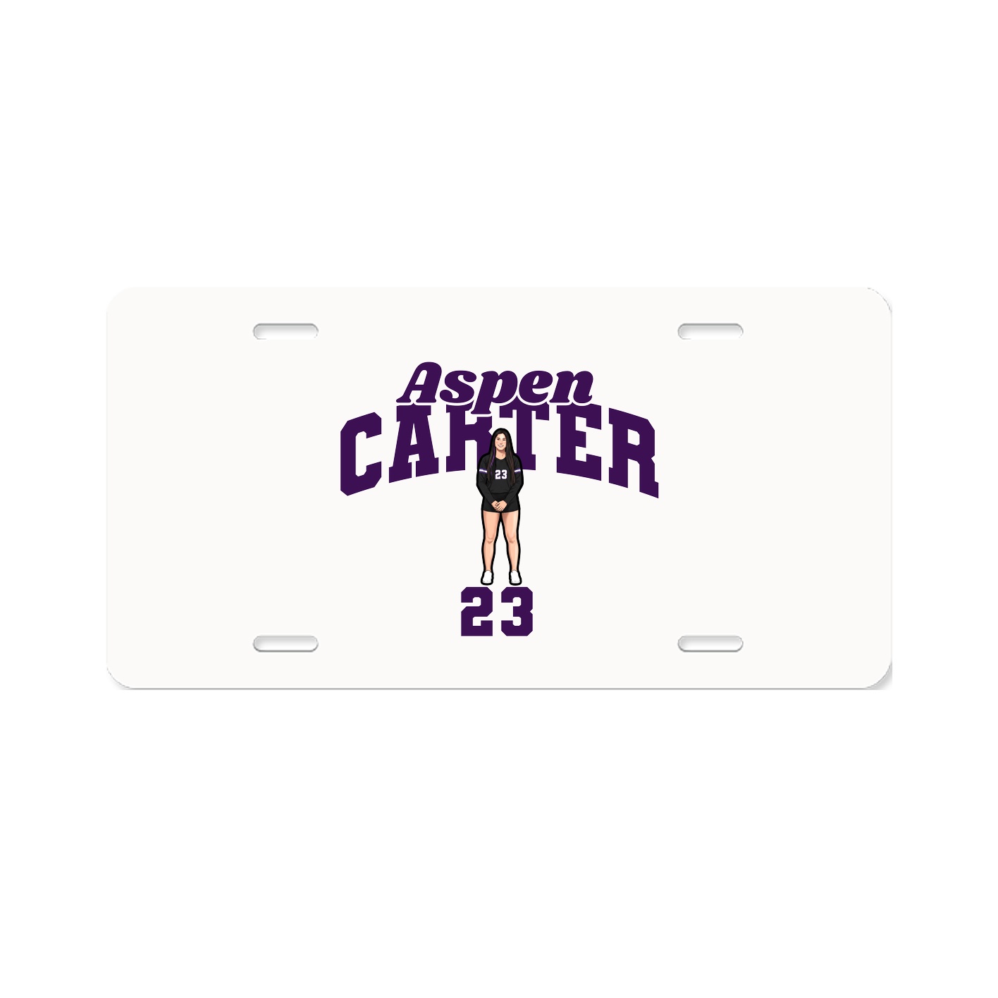 License Plate — Signature Arch in Classic
