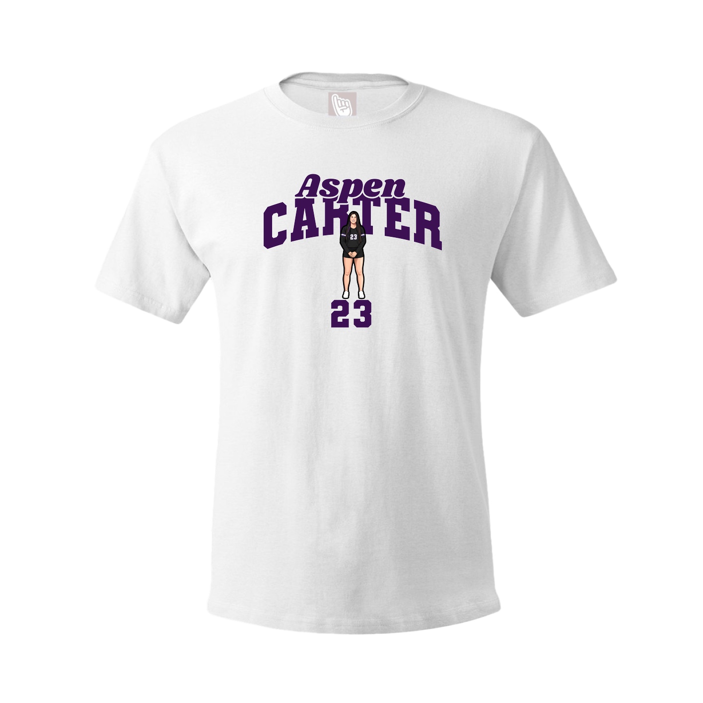 Youth Tee — Signature Arch in White