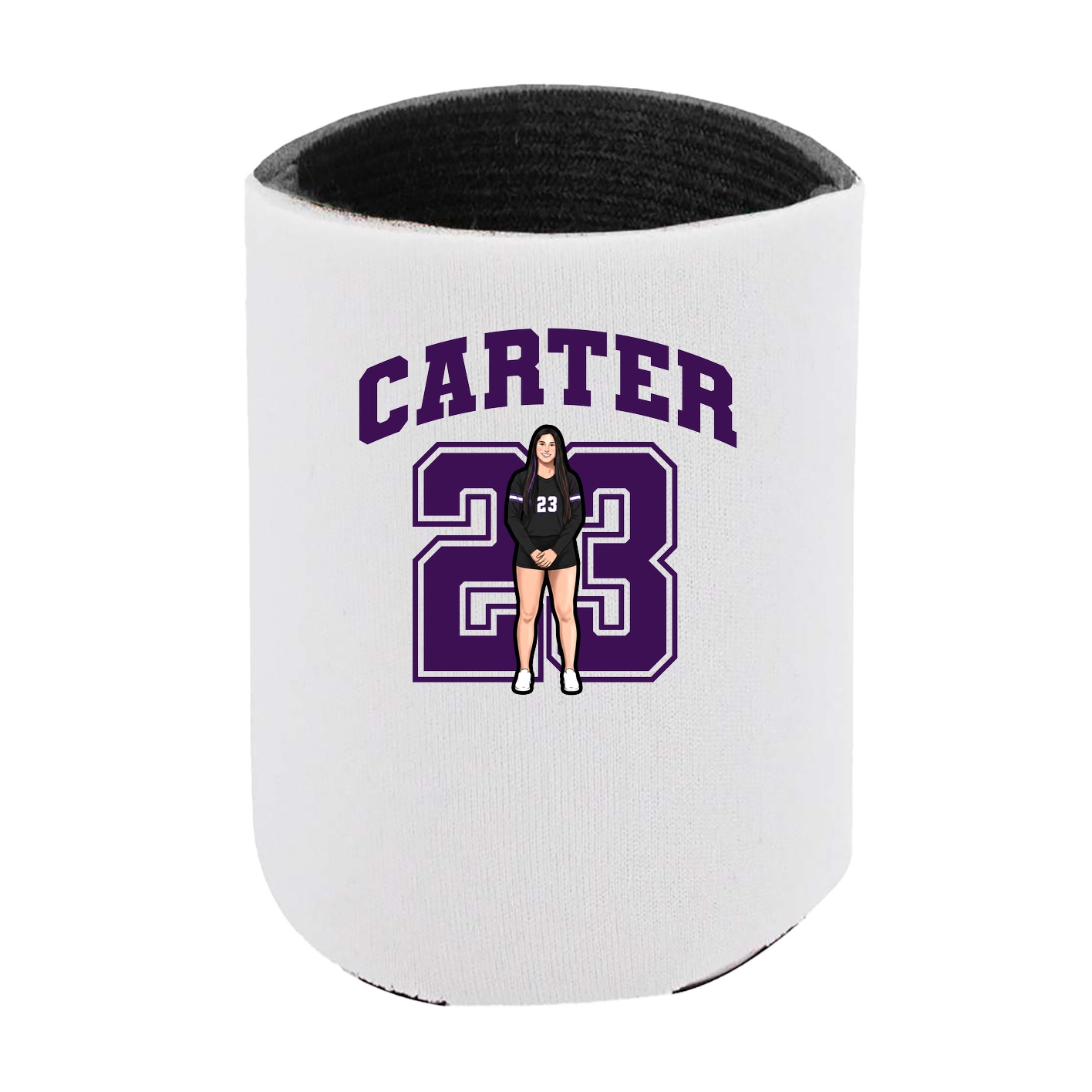Can Holder — Number in White