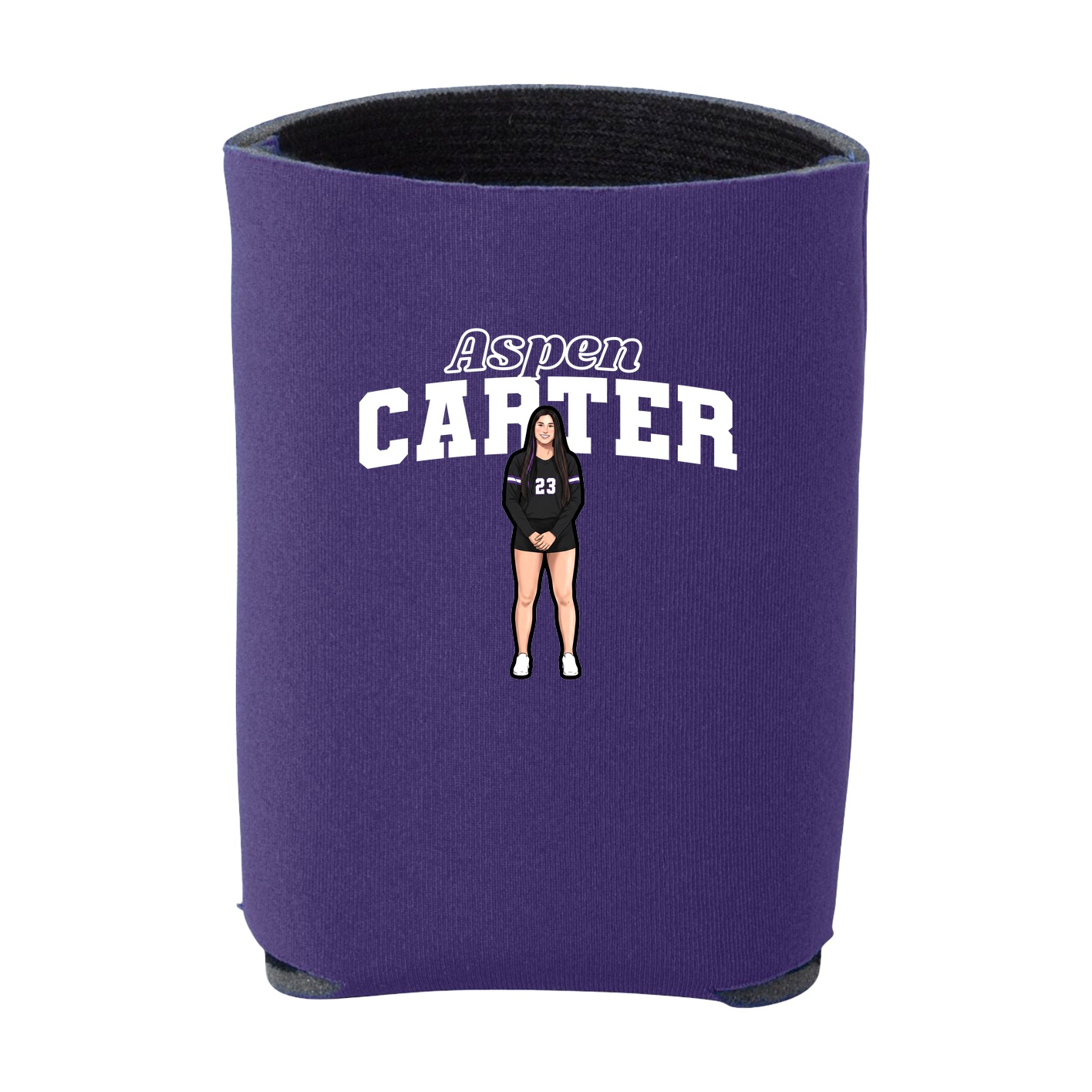 Can Holder — Name Arch in Purple