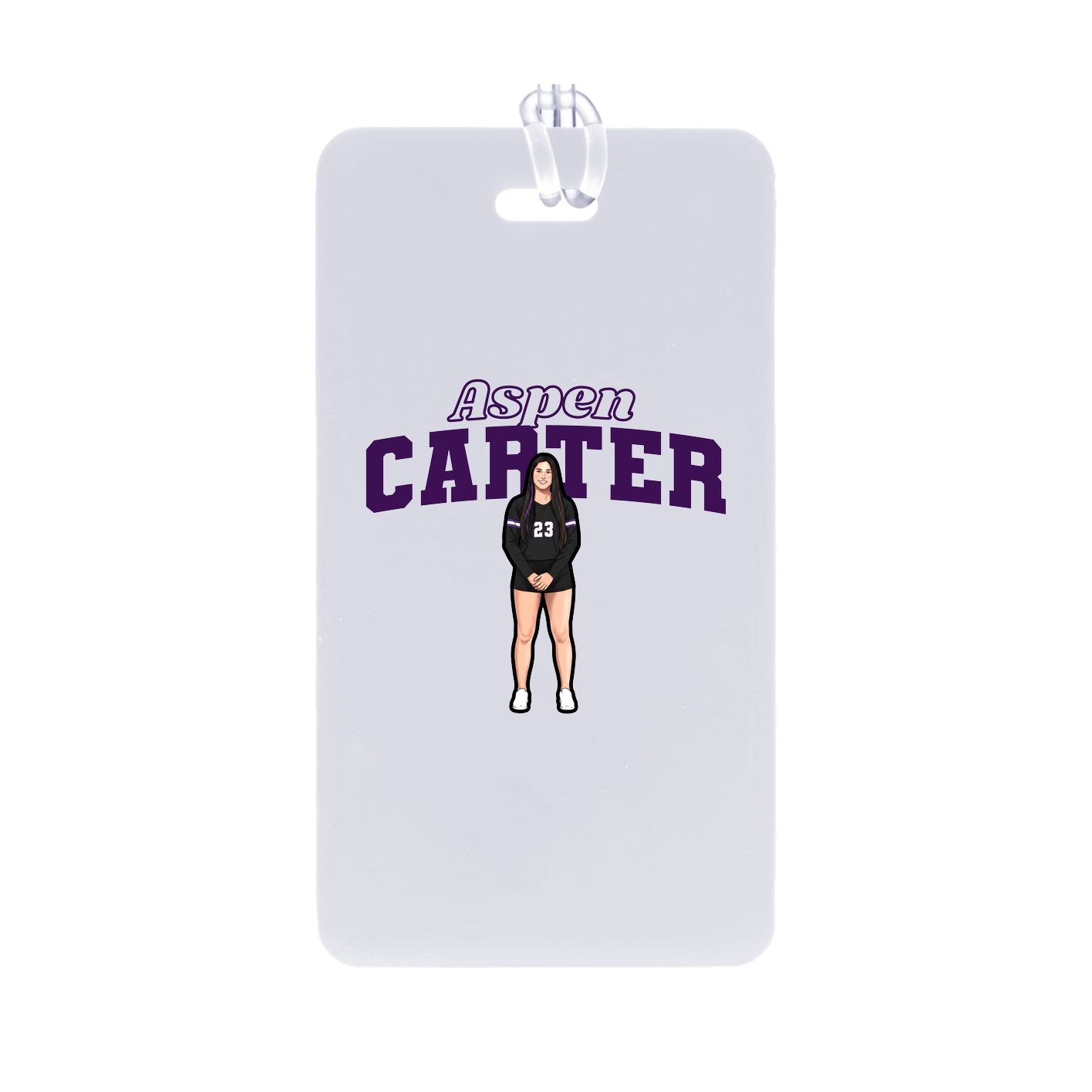Bag Tag — Name Arch in Classic