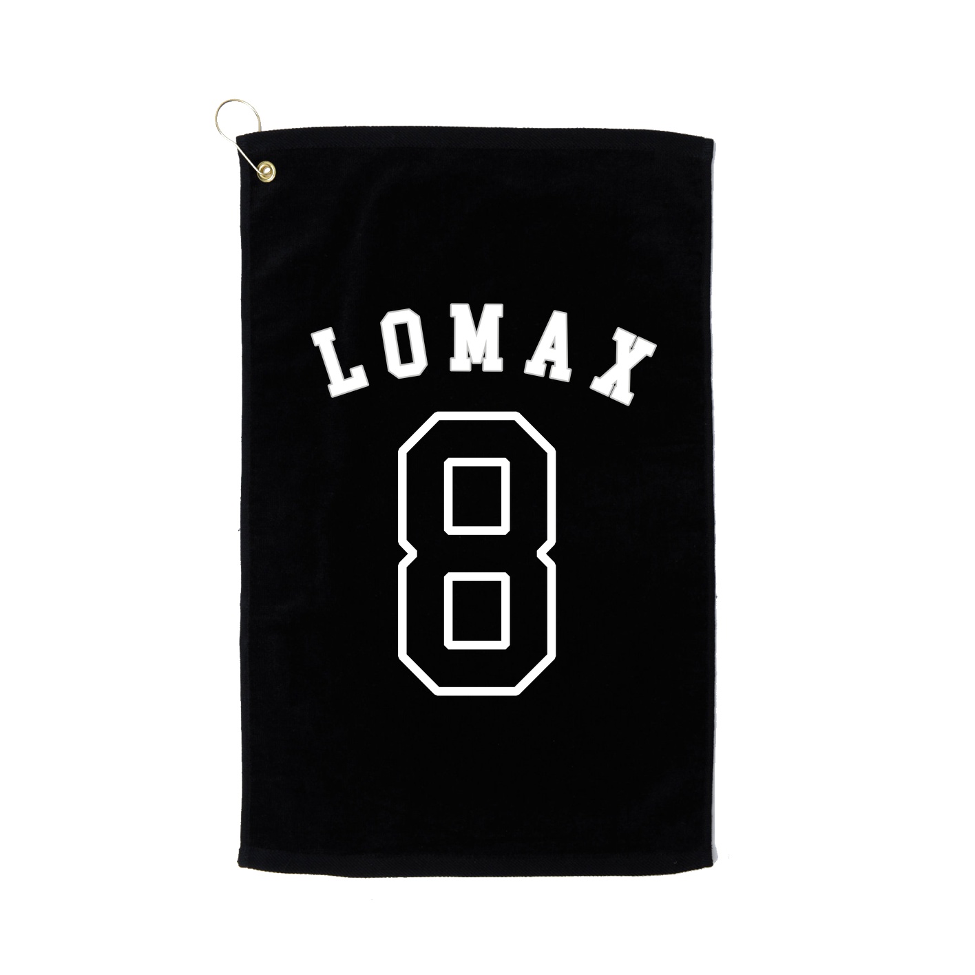 Golf Towel — Shirsey Arch in Black