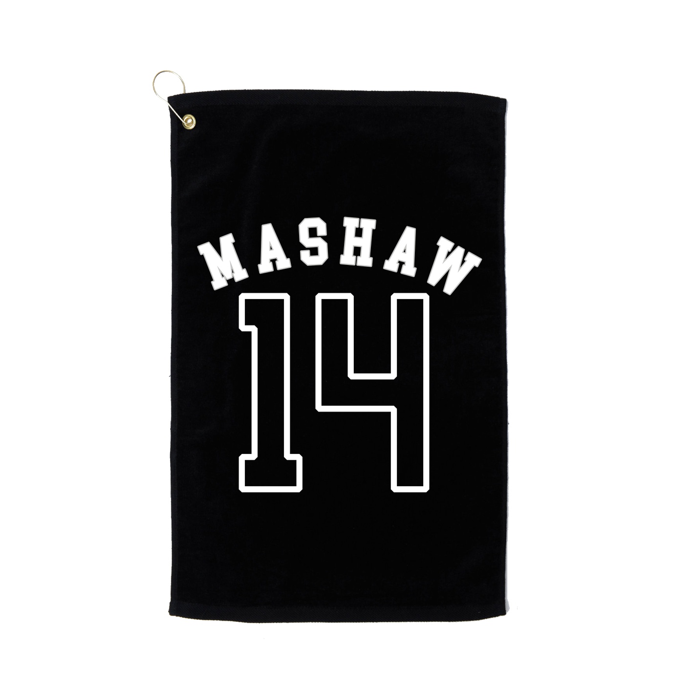 Golf Towel — Shirsey Arch in Black