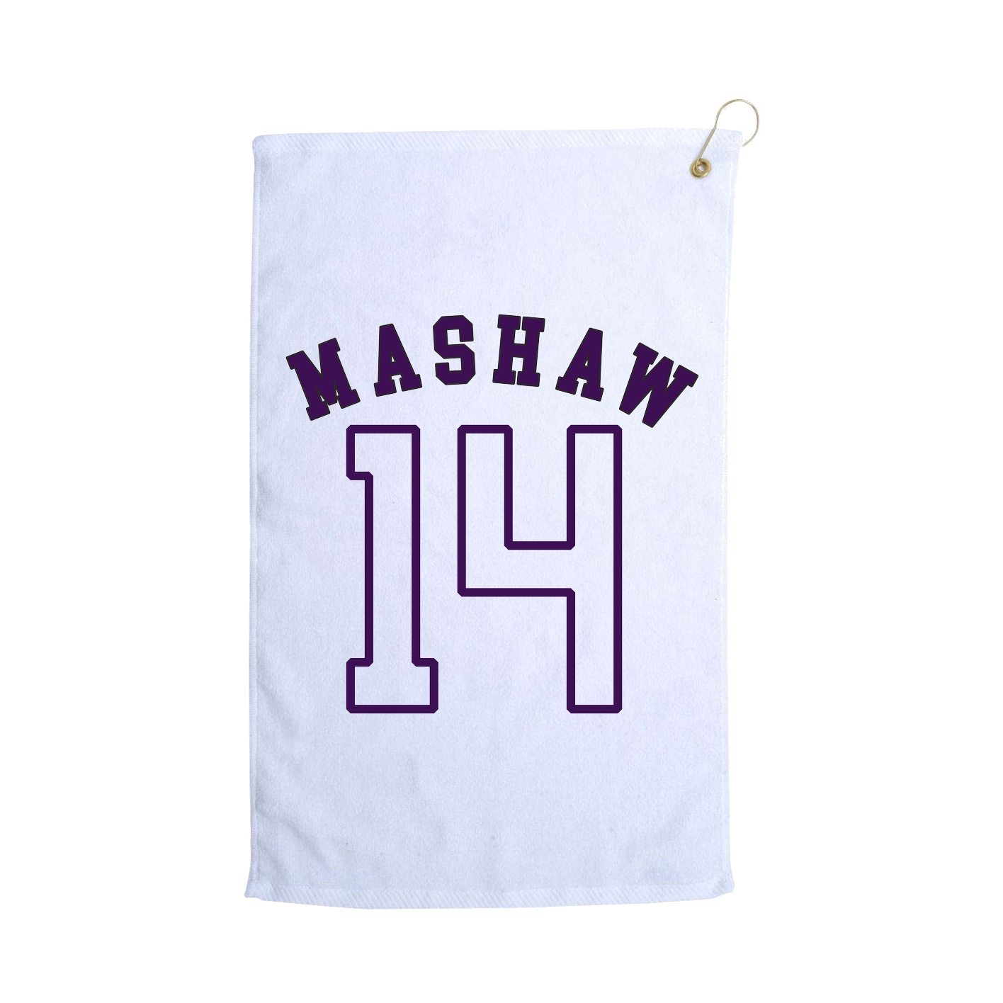 Golf Towel — Shirsey Arch in White
