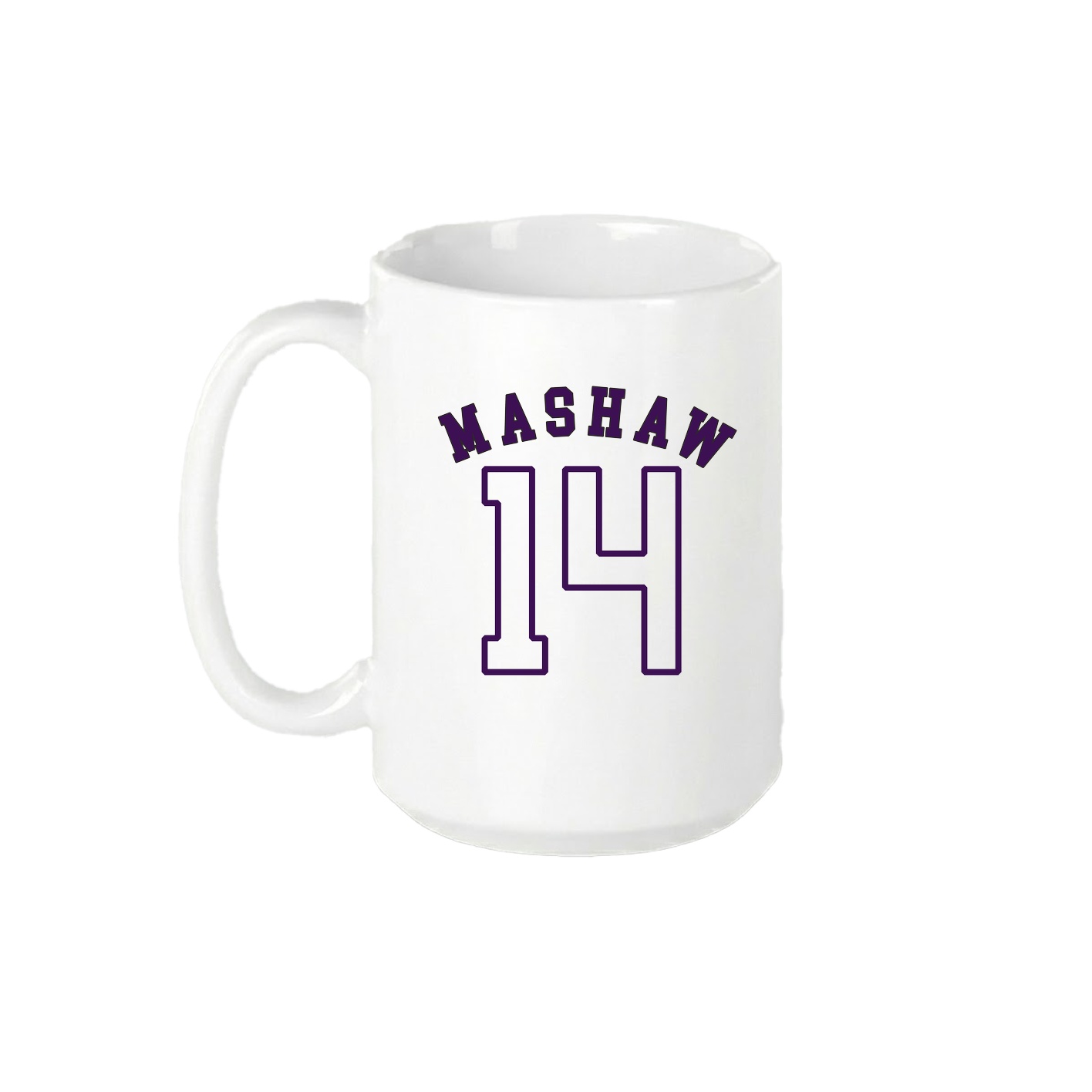 15oz Coffee Mug — Shirsey Arch in White