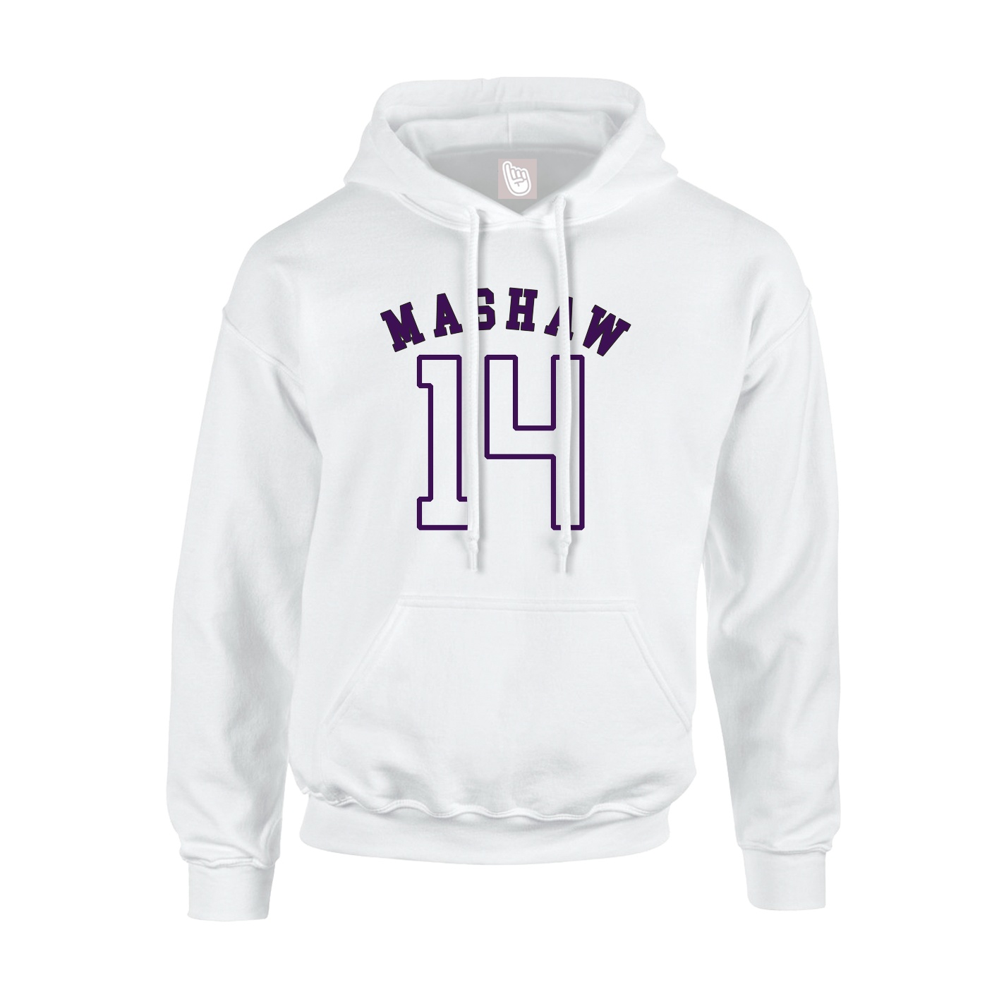 Hoodie — Shirsey Arch in White