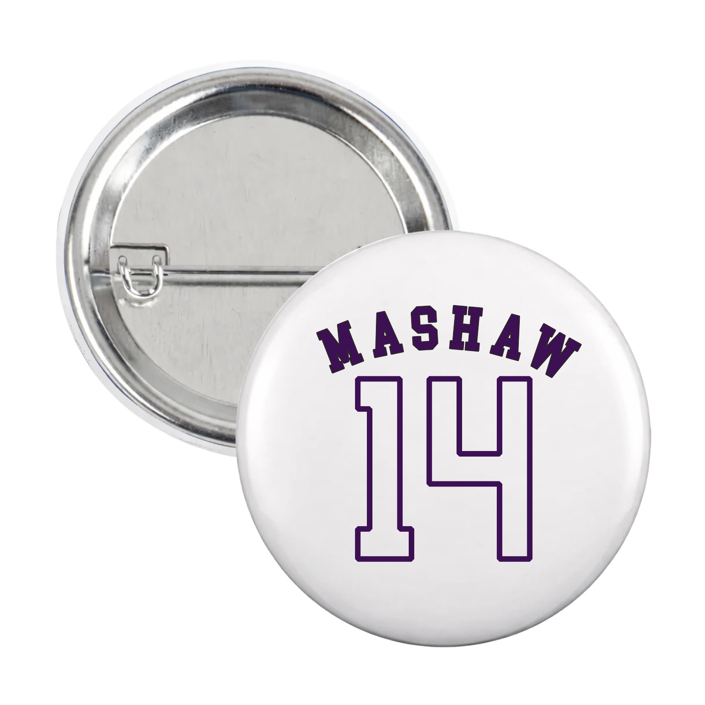 Game Day Button — Shirsey Arch in White