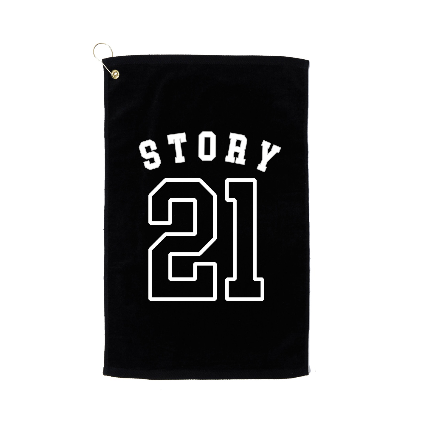 Golf Towel — Shirsey Arch in Black