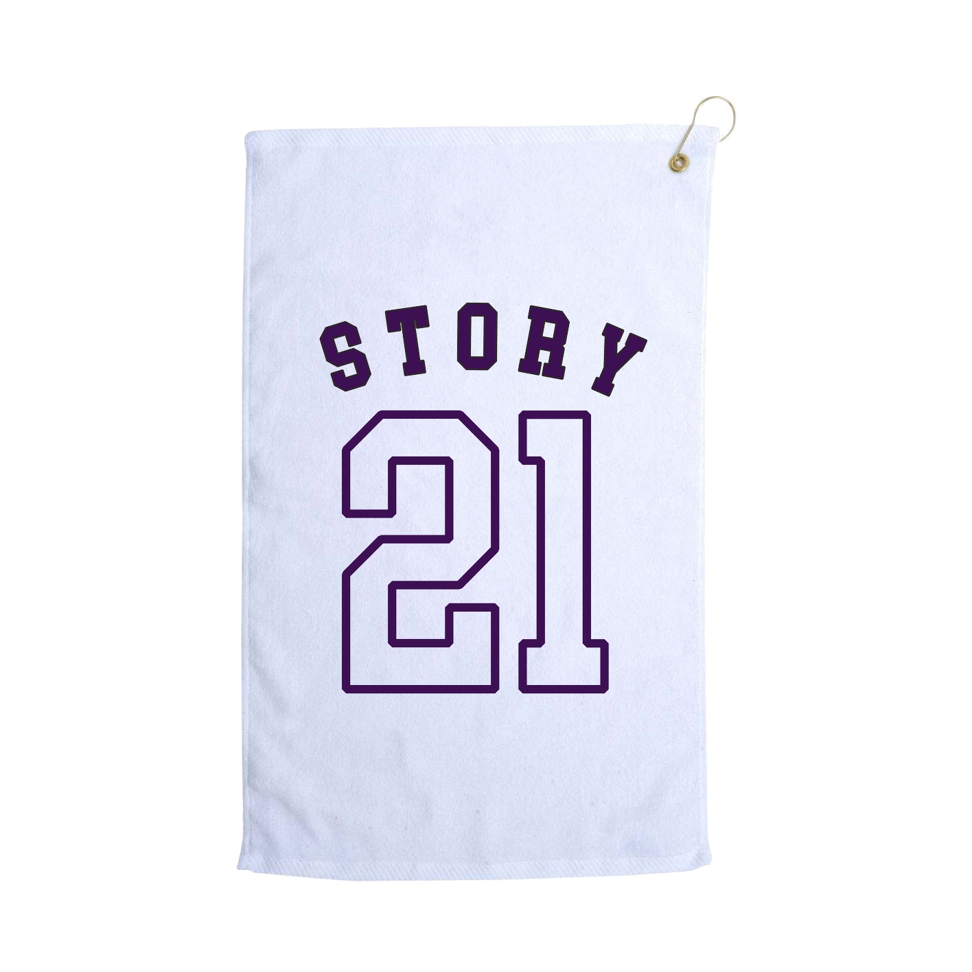 Golf Towel — Shirsey Arch in White