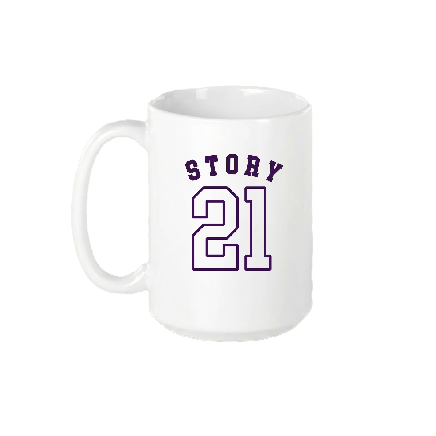 15oz Coffee Mug — Shirsey Arch in White
