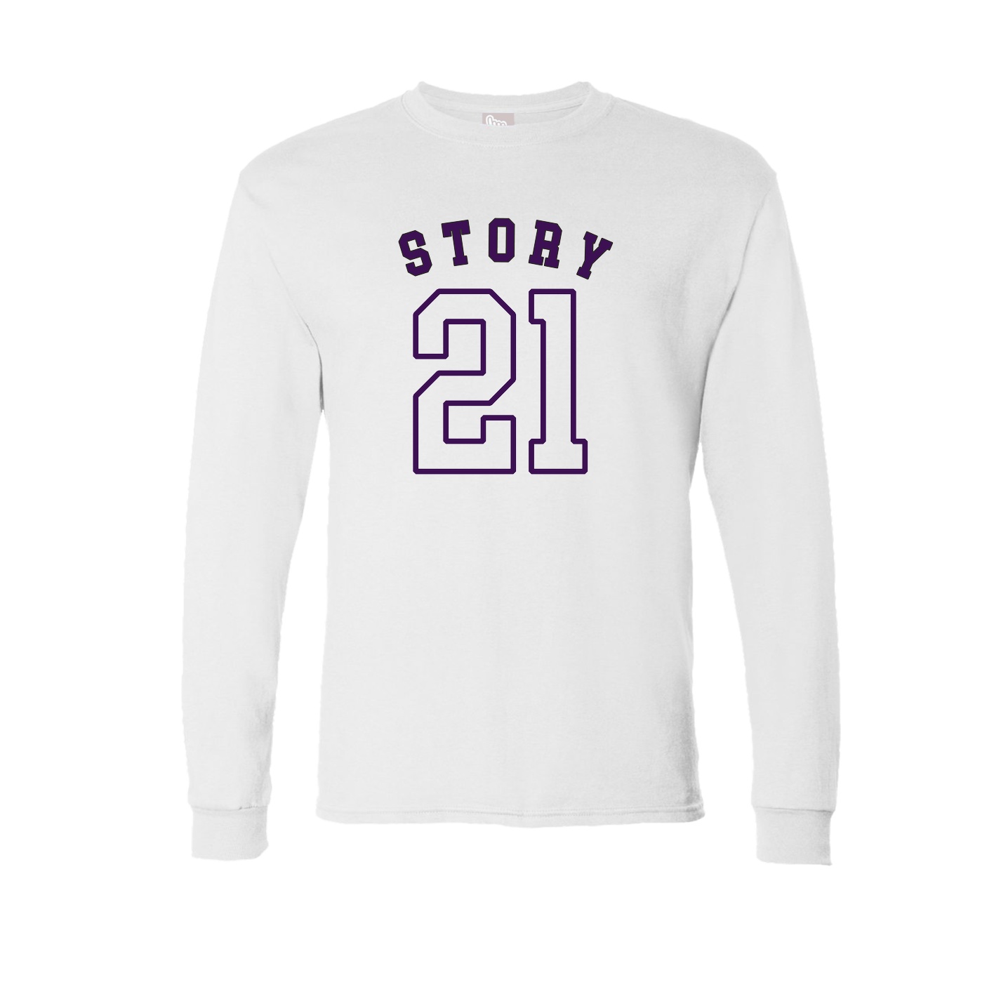 Long Sleeve Tee — Shirsey Arch in White