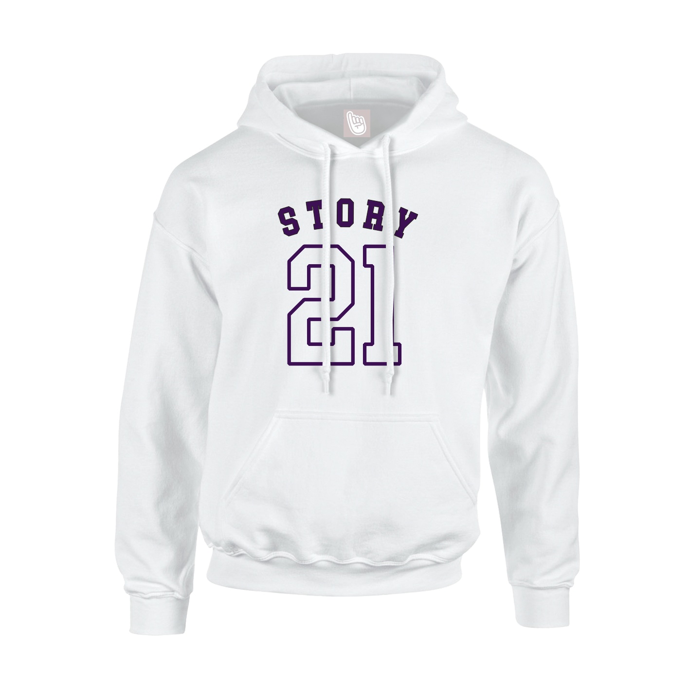 Hoodie — Shirsey Arch in White