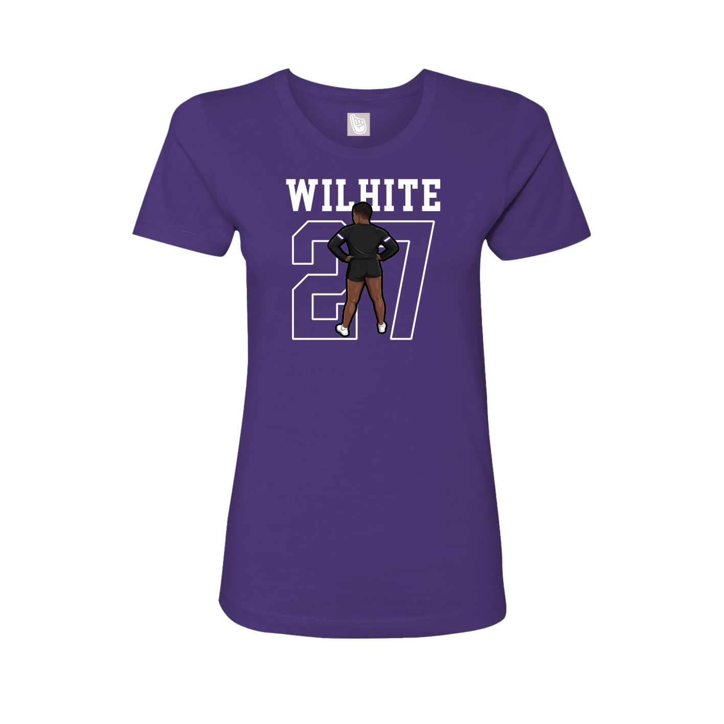 Fitted Women's Tee — Shirsey in Purple