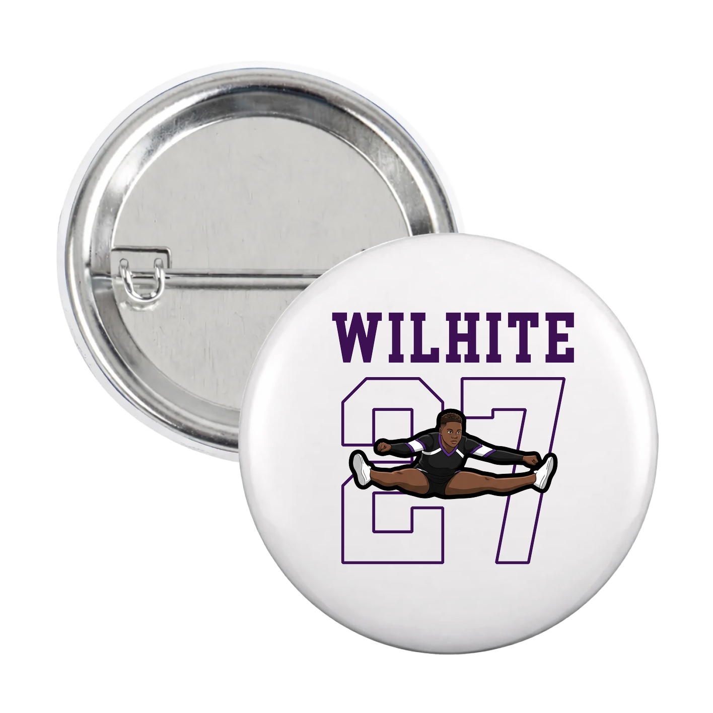 Game Day Button — Shirsey in White