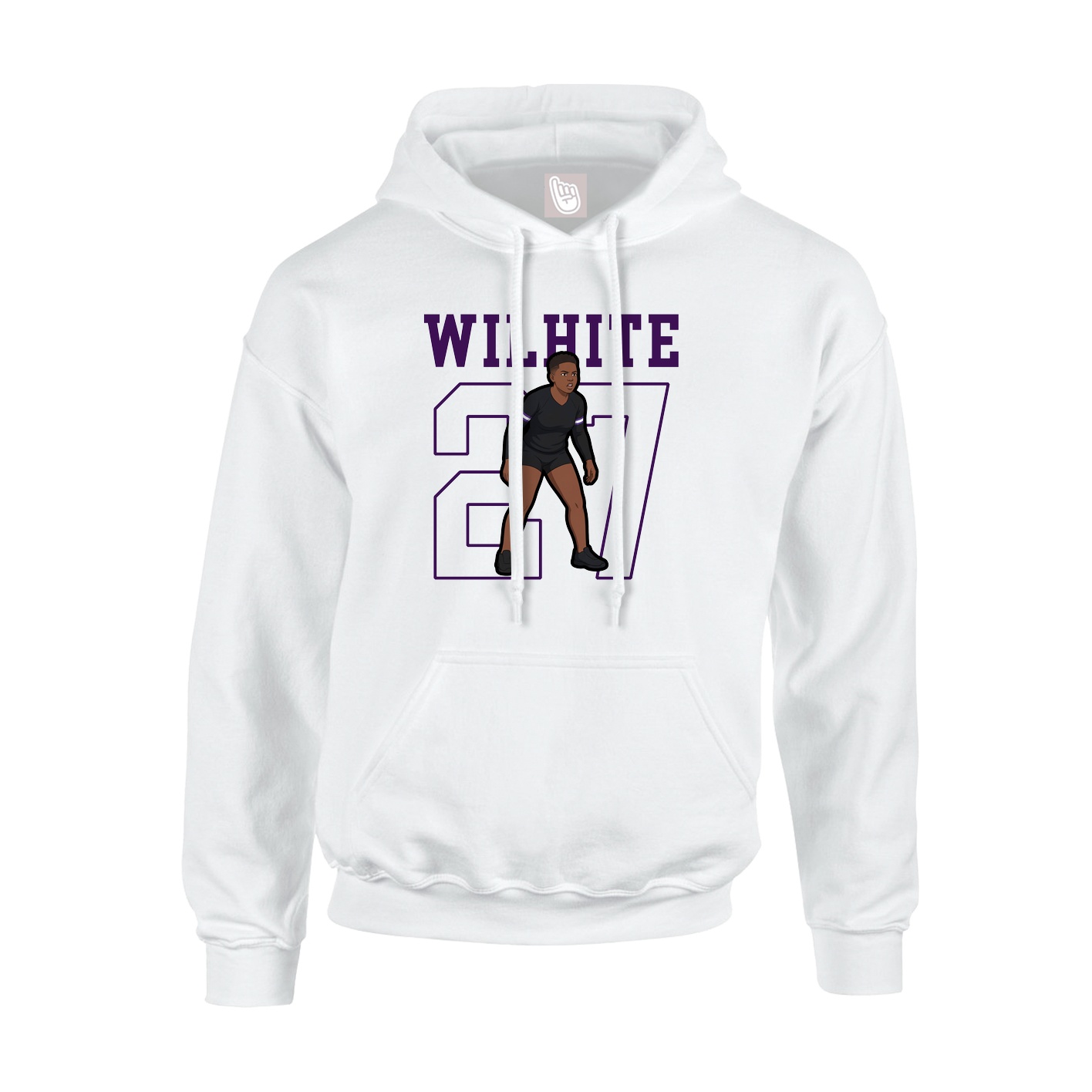 Hoodie — Shirsey in White