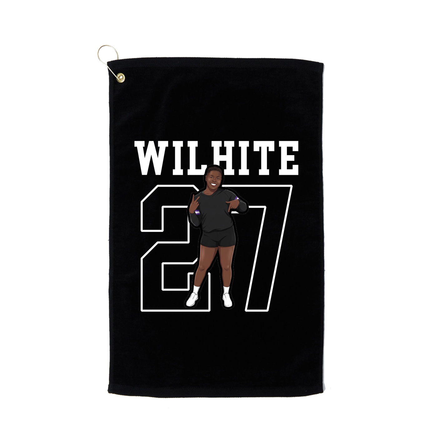 Golf Towel — Shirsey in Black