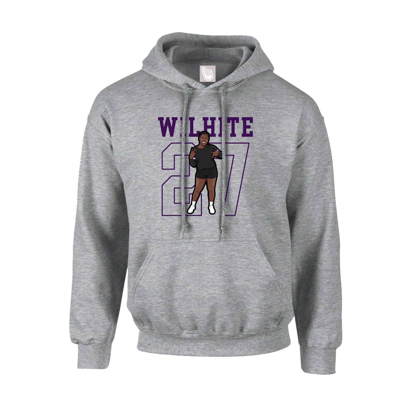 Hoodie — Shirsey in Grey