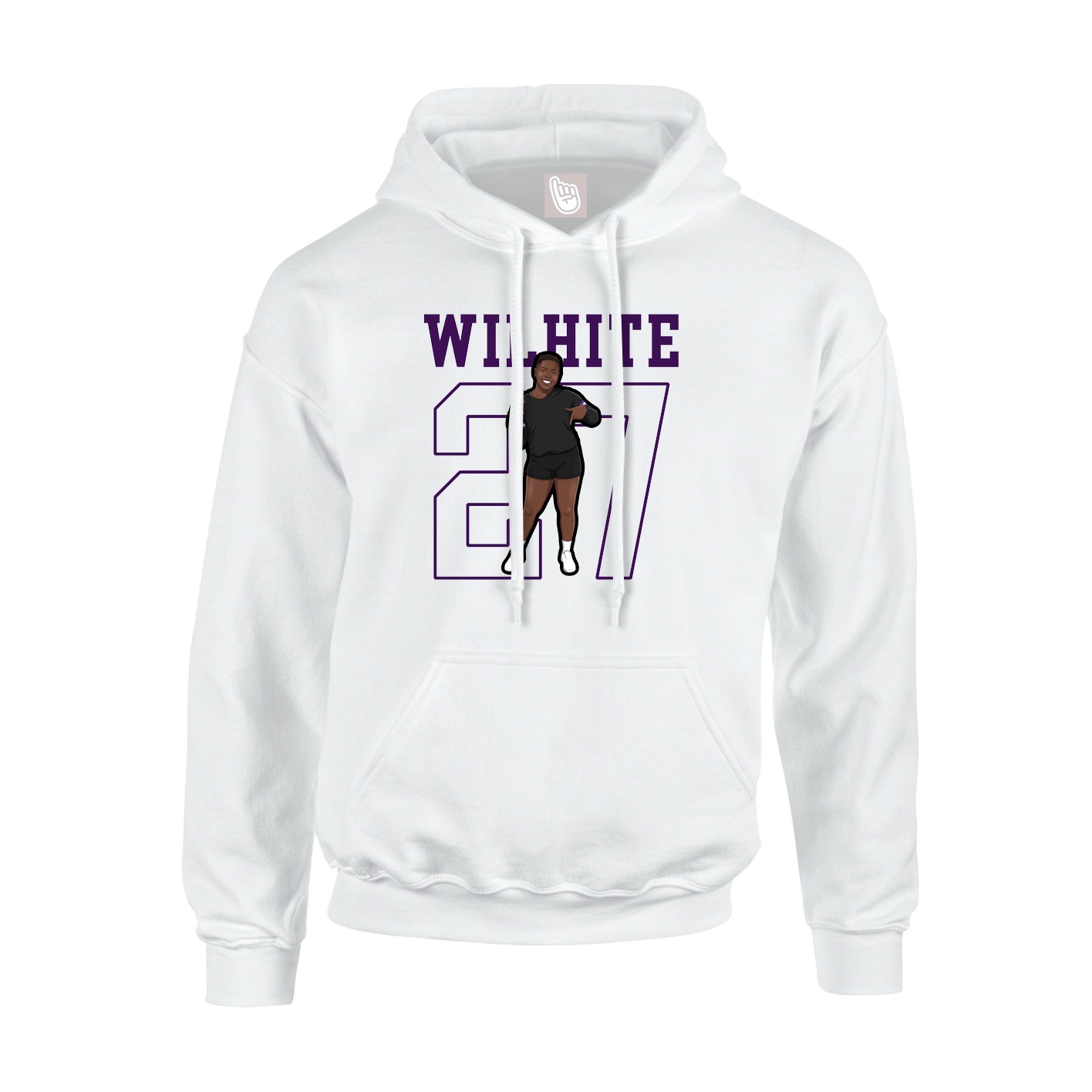 Youth Hoodie — Shirsey in White
