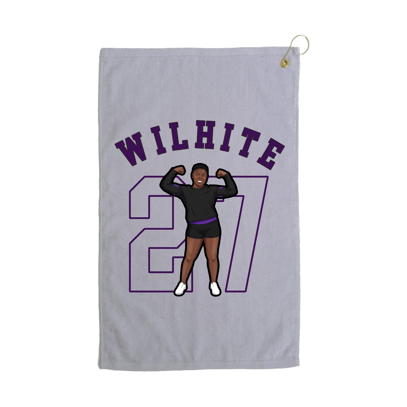 Golf Towel — Shirsey Arch in Grey