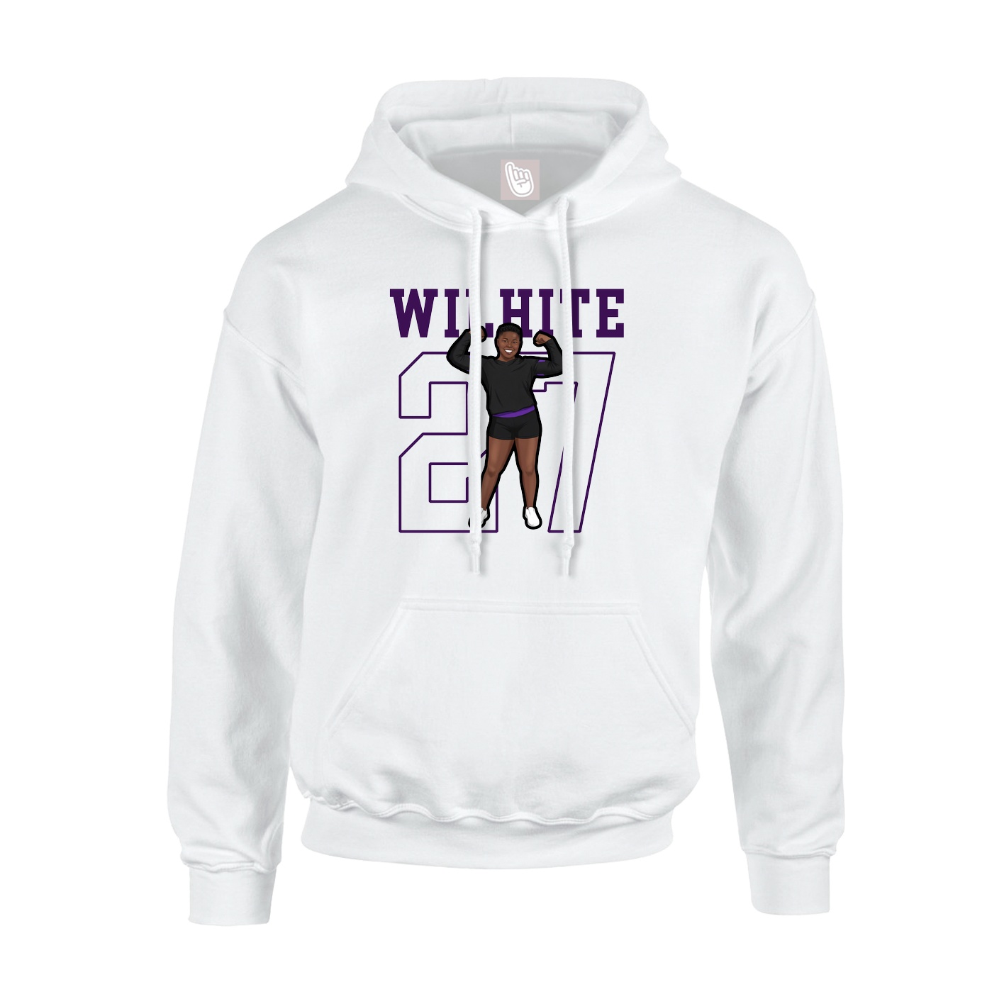 Youth Hoodie — Shirsey in White