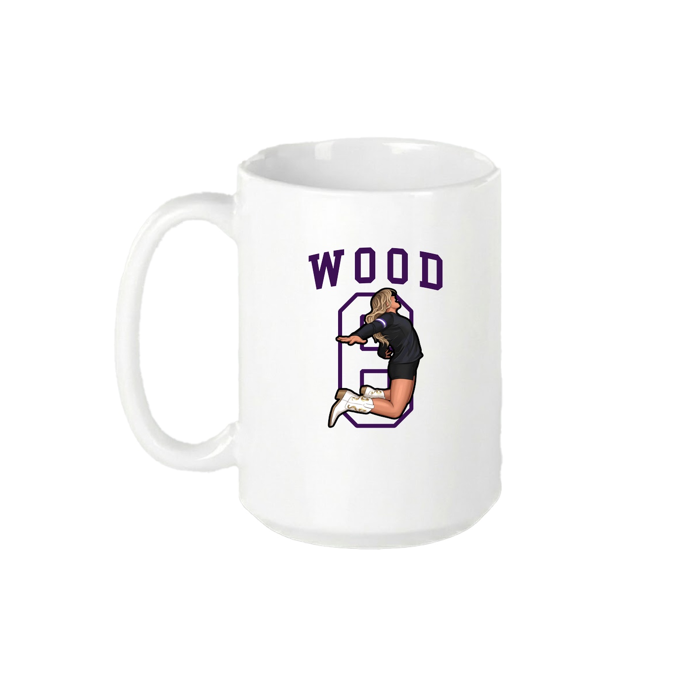 15oz Coffee Mug — Shirsey in White