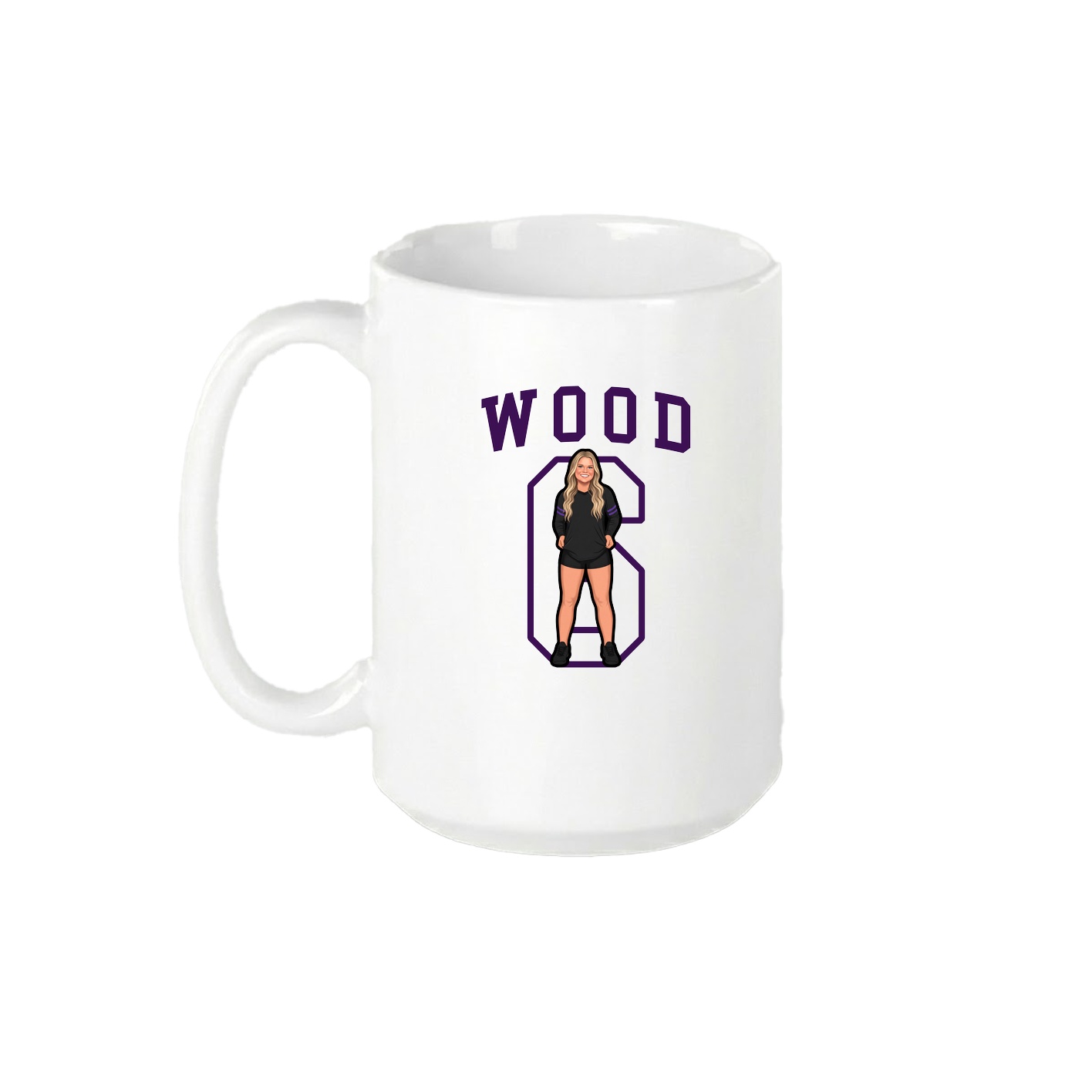 15oz Coffee Mug — Shirsey in White