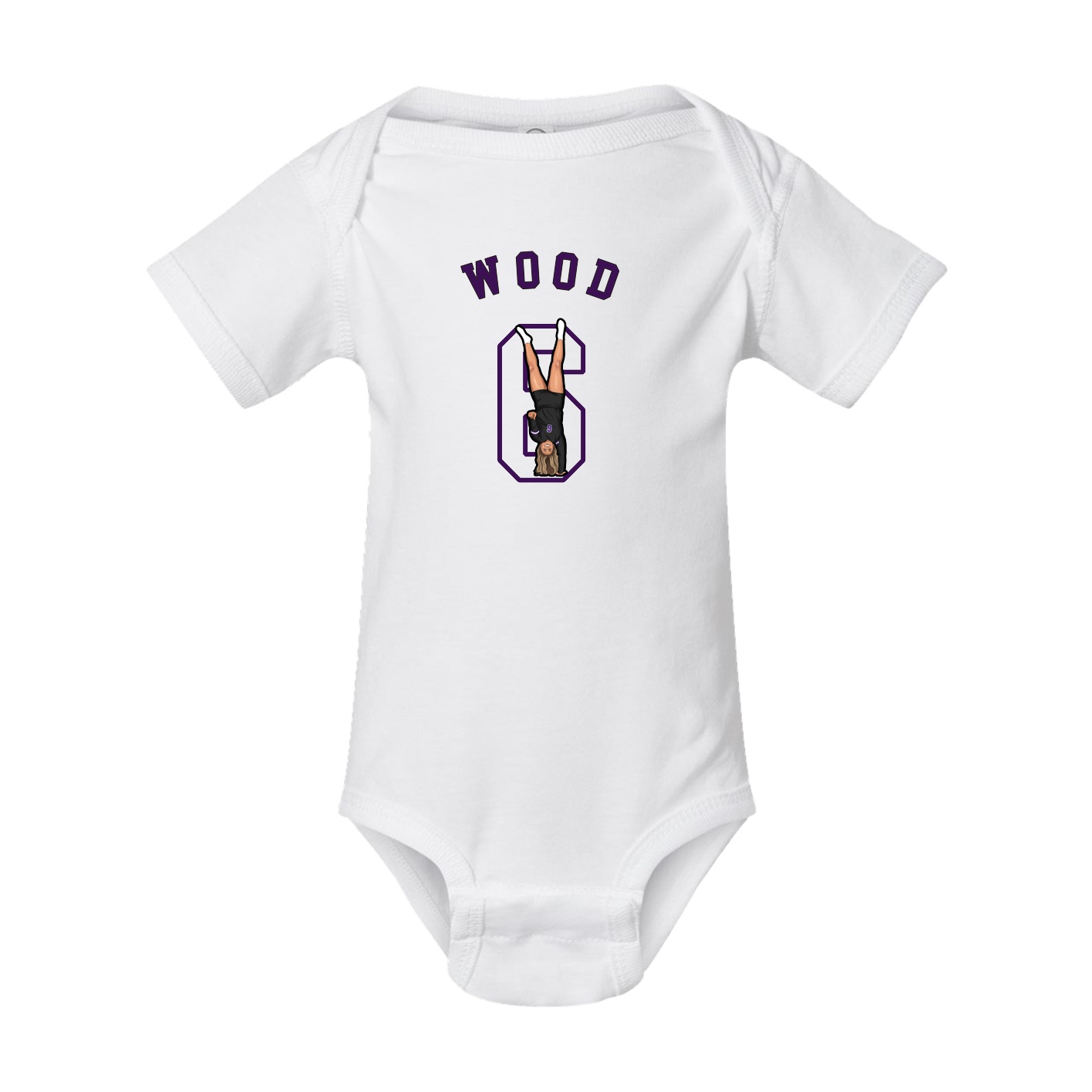Baby Onesie — Shirsey Arch in White
