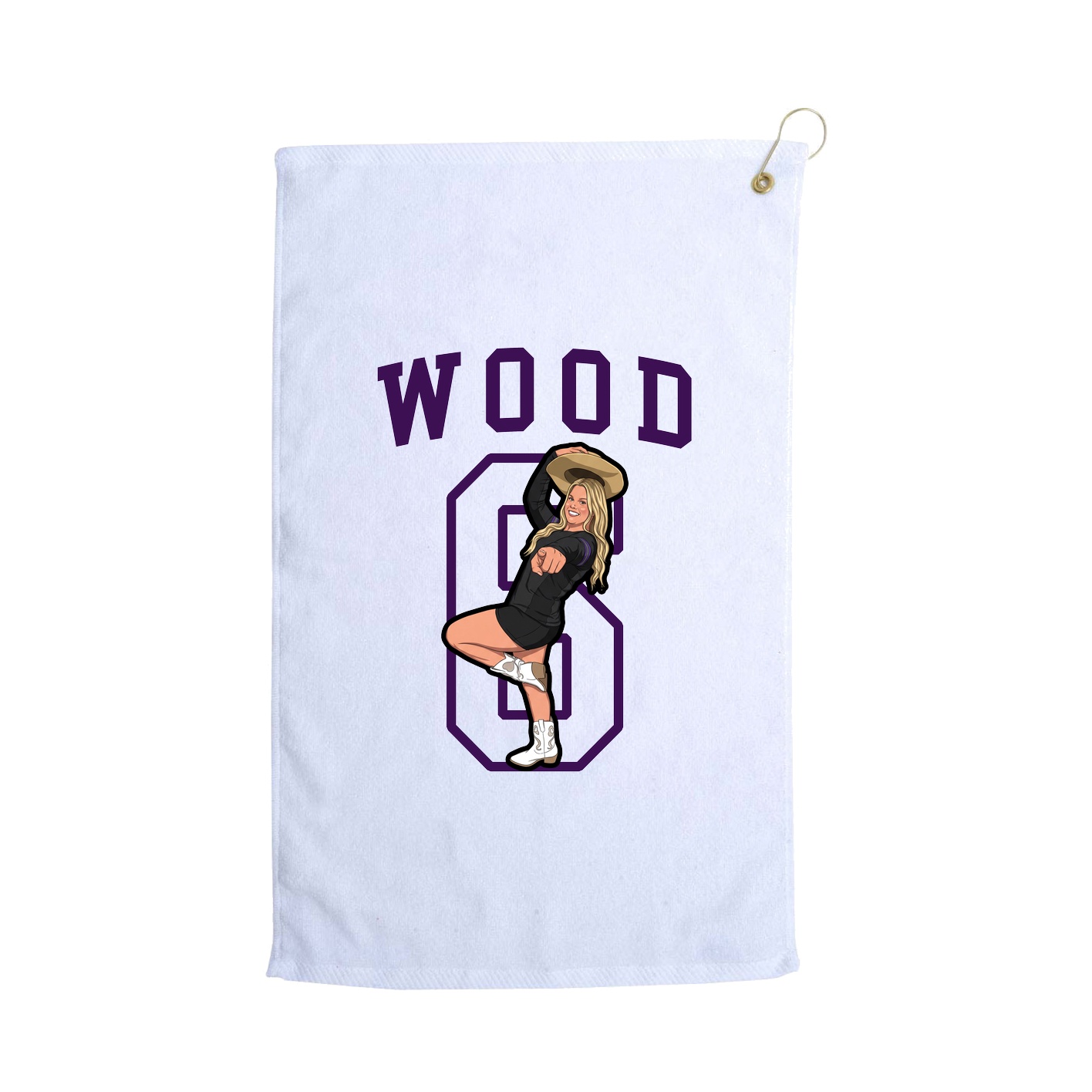 Golf Towel — Shirsey in White