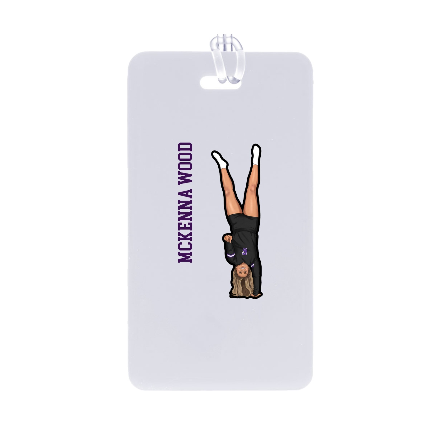 Bag Tag — Name Vertical in Classic