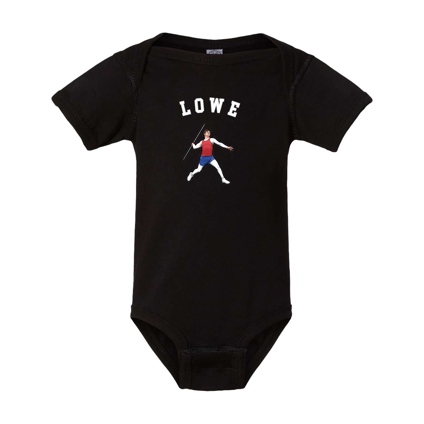 Baby Onesie — Shirsey Arch in Black