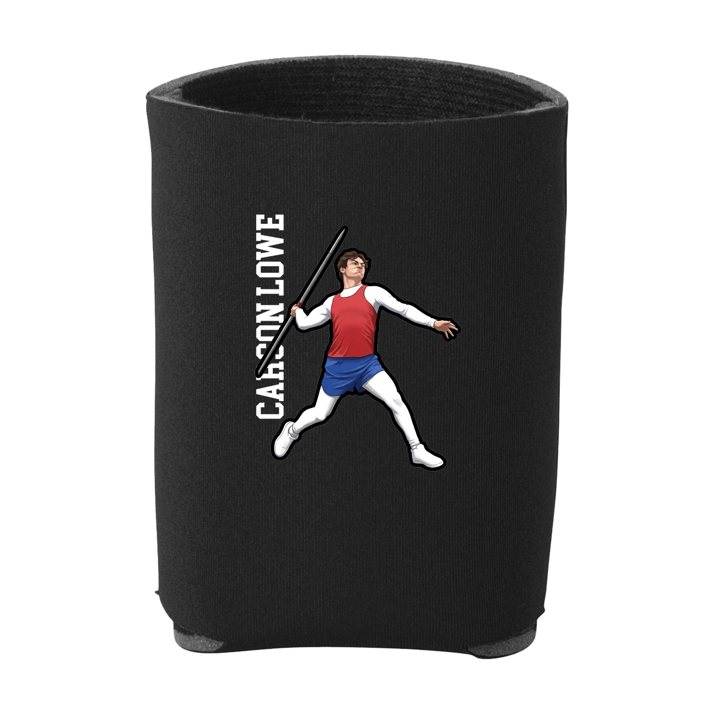 Can Holder — Name Vertical in Black