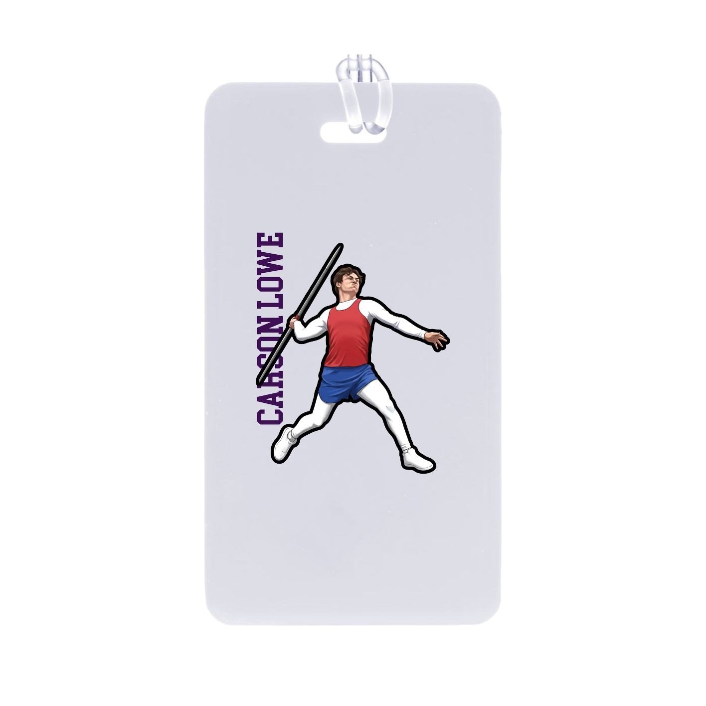 Bag Tag — Name Vertical in Classic