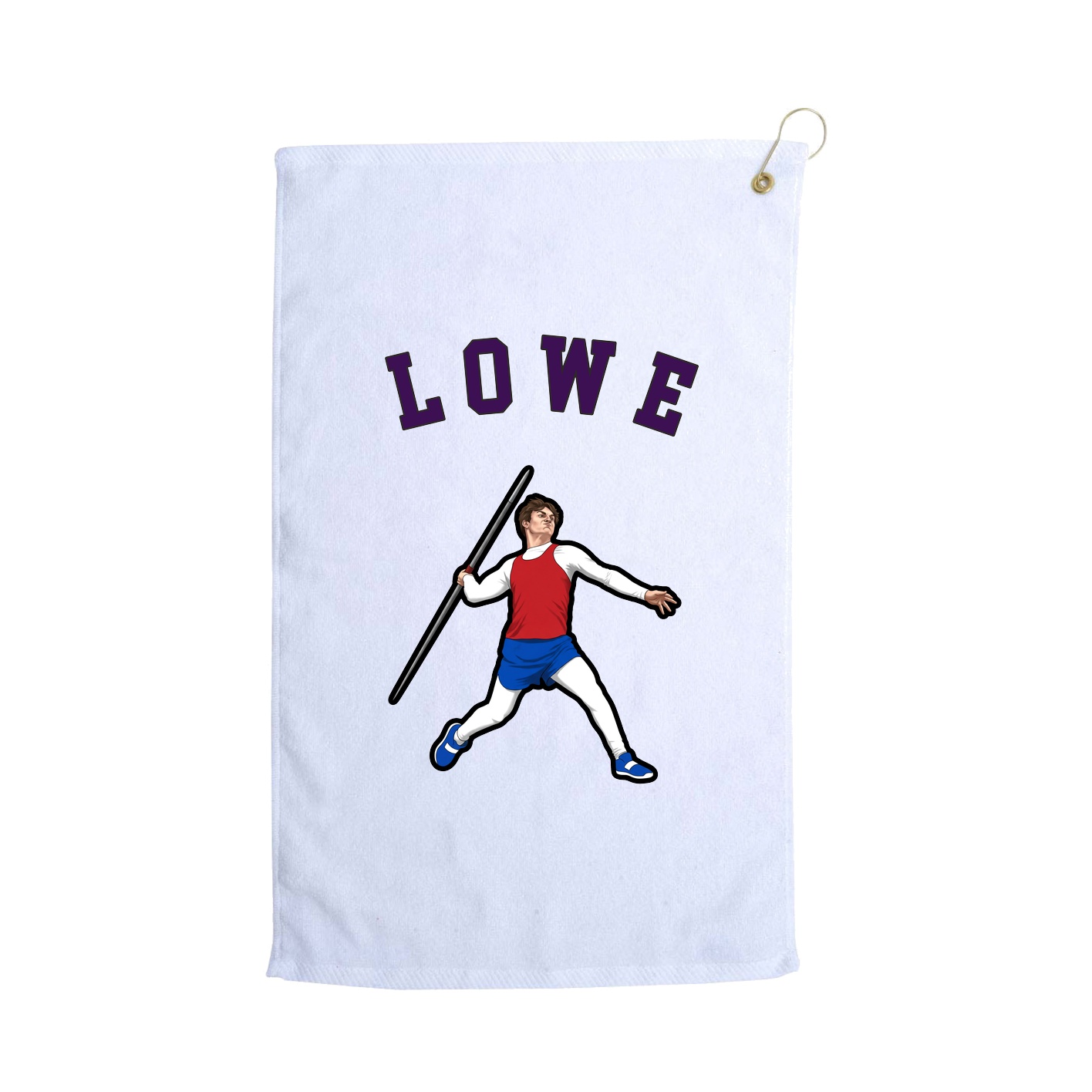 Golf Towel — Shirsey Arch in White