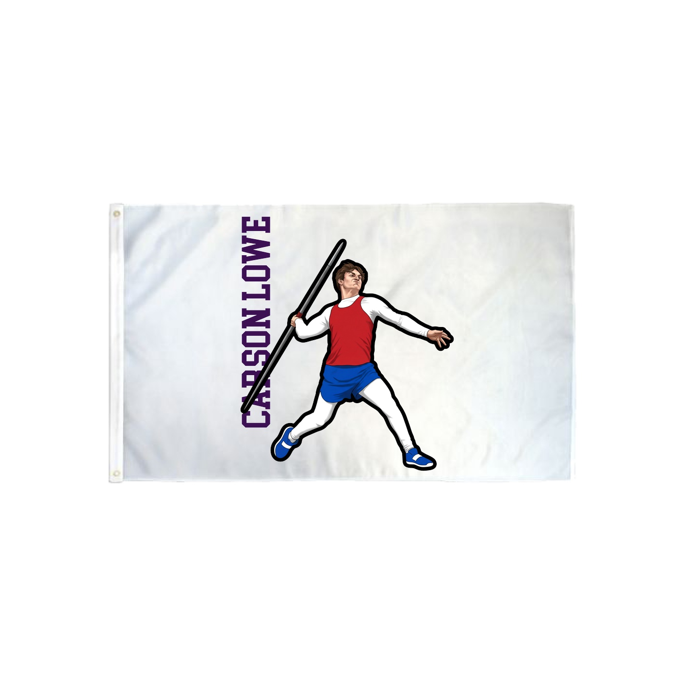 3x5 Flag — Name Vertical in Classic