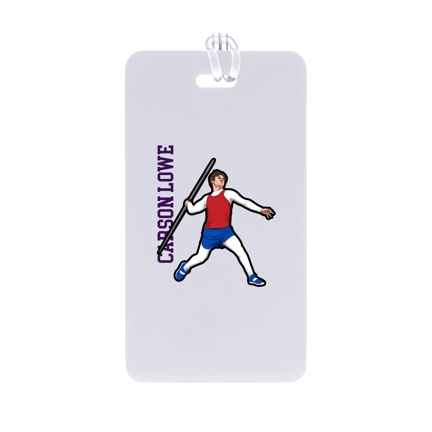 Bag Tag — Name Vertical in Classic