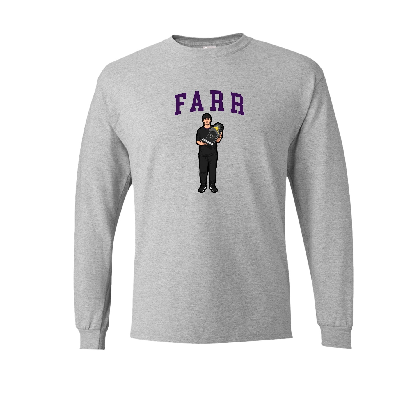 Long Sleeve Tee — Shirsey in Grey