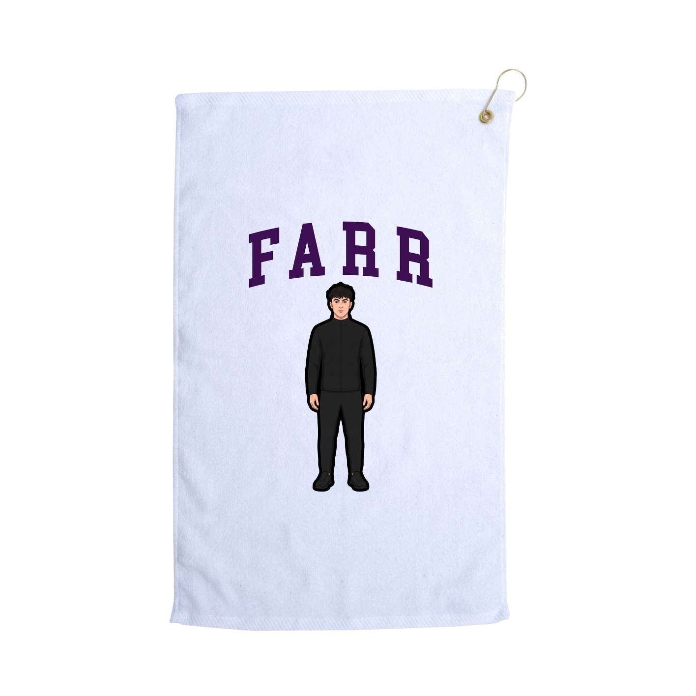 Golf Towel — Shirsey in White