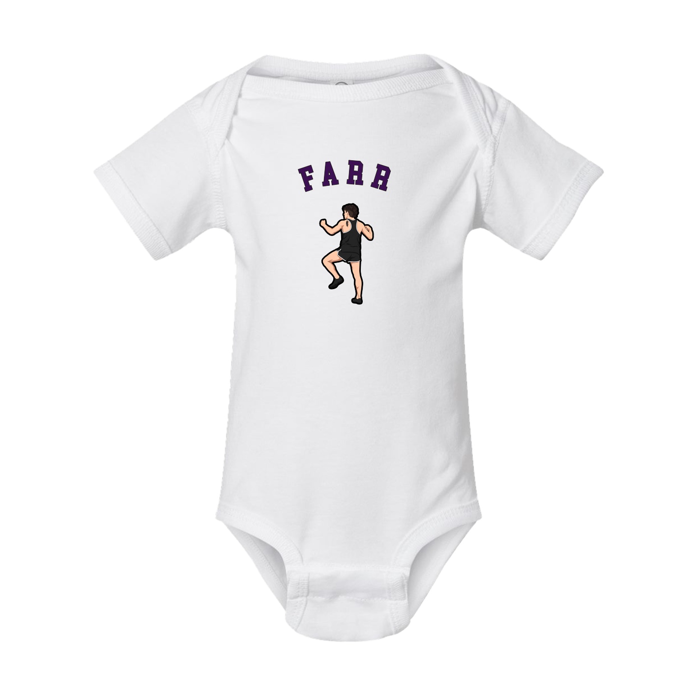 Baby Onesie — Shirsey Arch in White