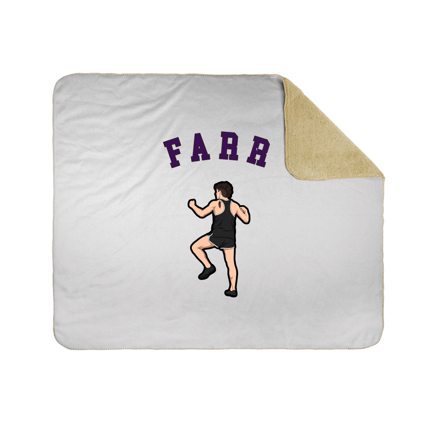 50x60 Sherpa Lined Throw Blanket