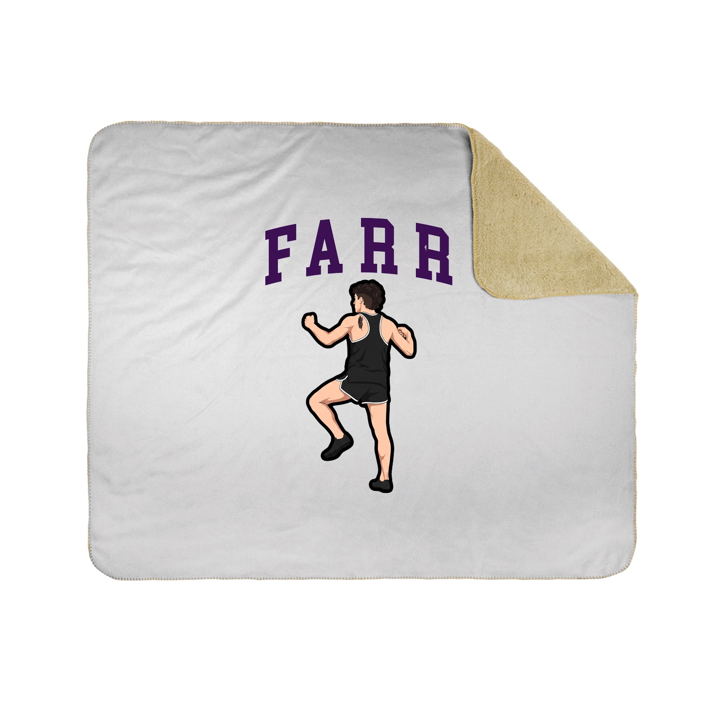 50x60 Sherpa Lined Throw Blanket