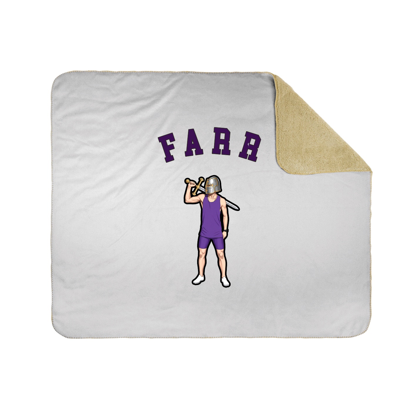 50x60 Sherpa Lined Throw Blanket