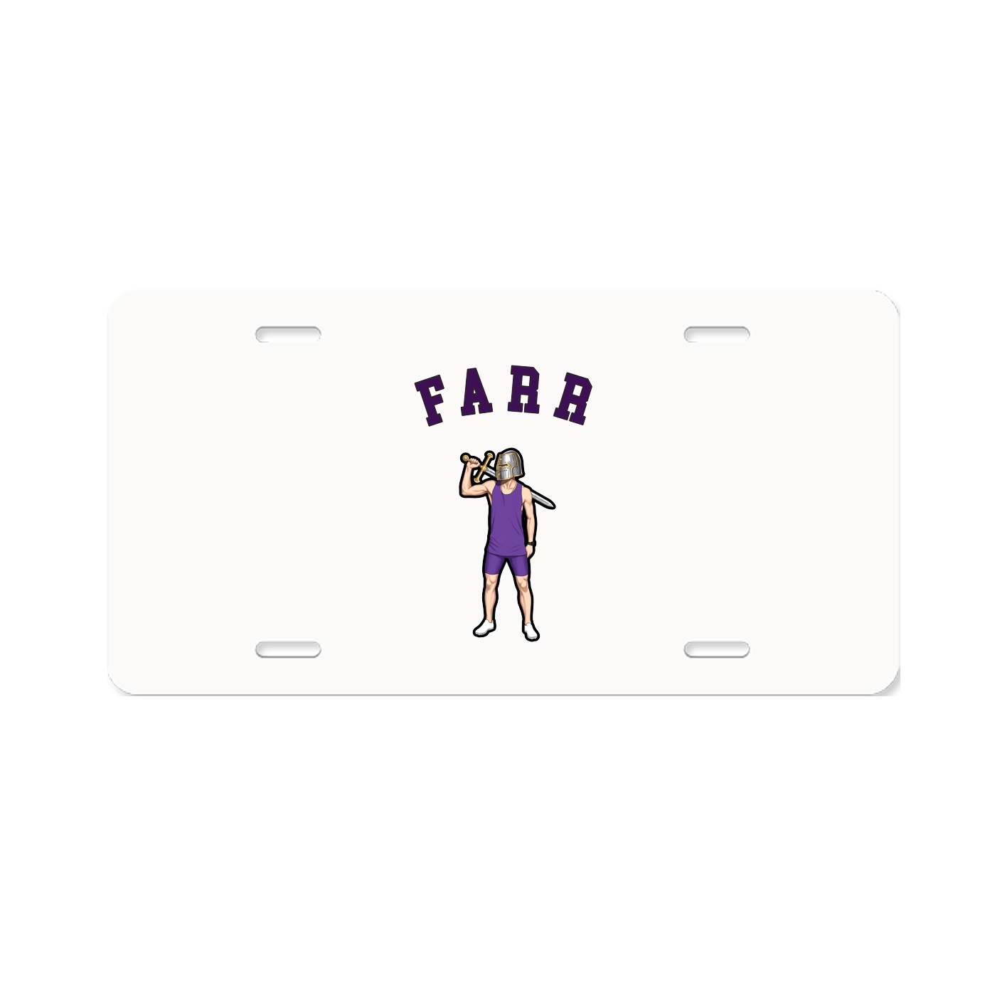 Aluminum License Plate