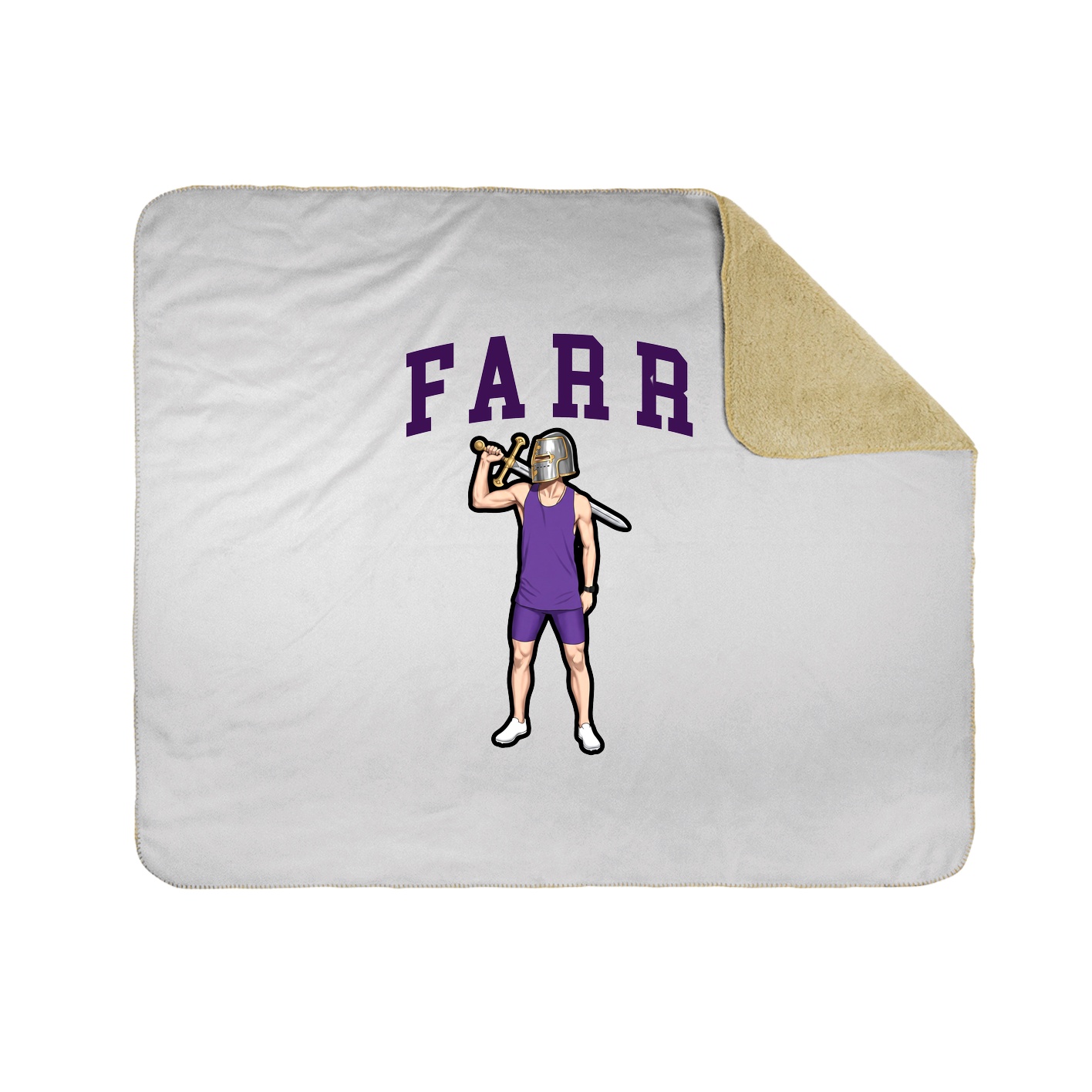 50x60 Sherpa Lined Throw Blanket