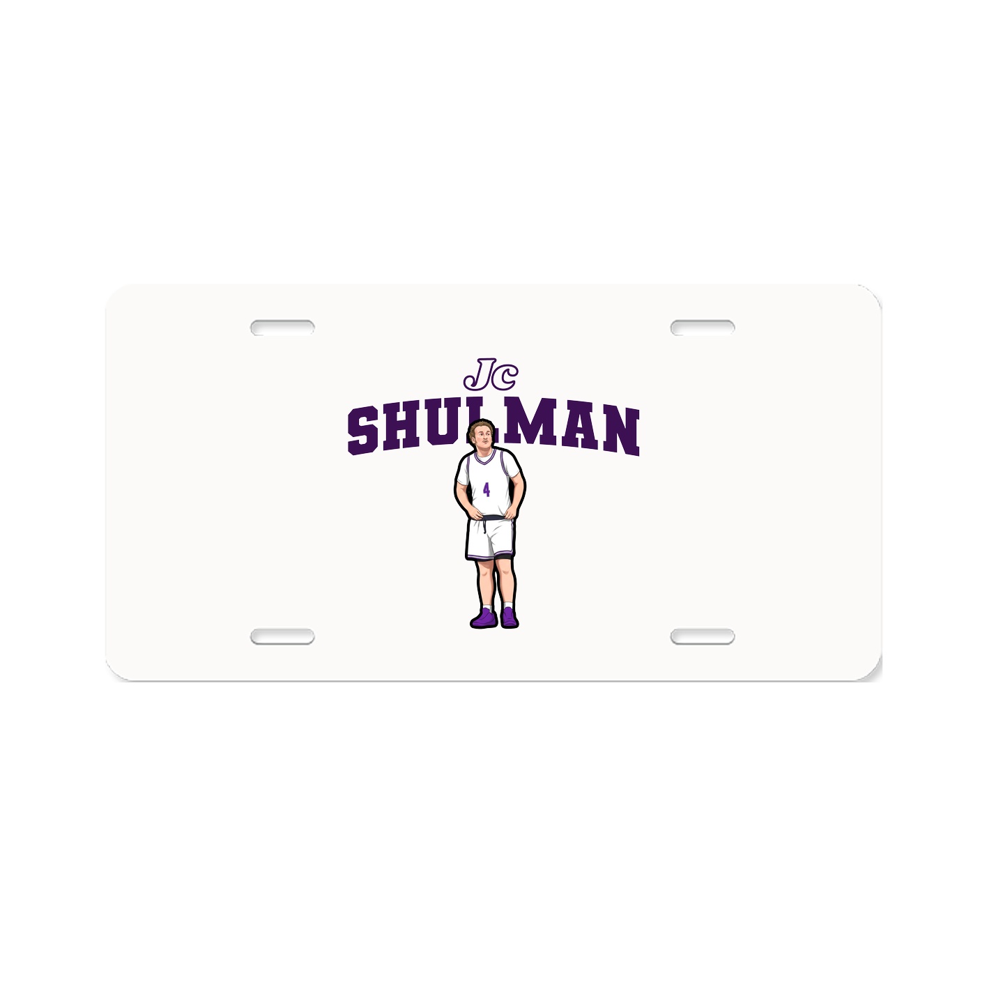 License Plate — Name Arch in Classic