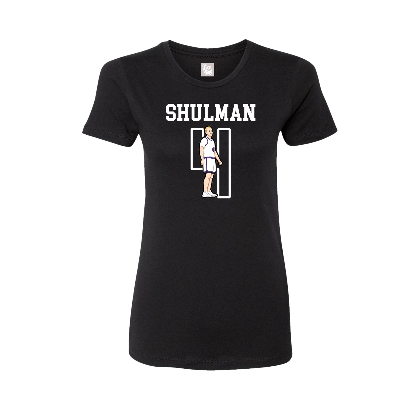 Fitted Women's Tee — Shirsey in Black