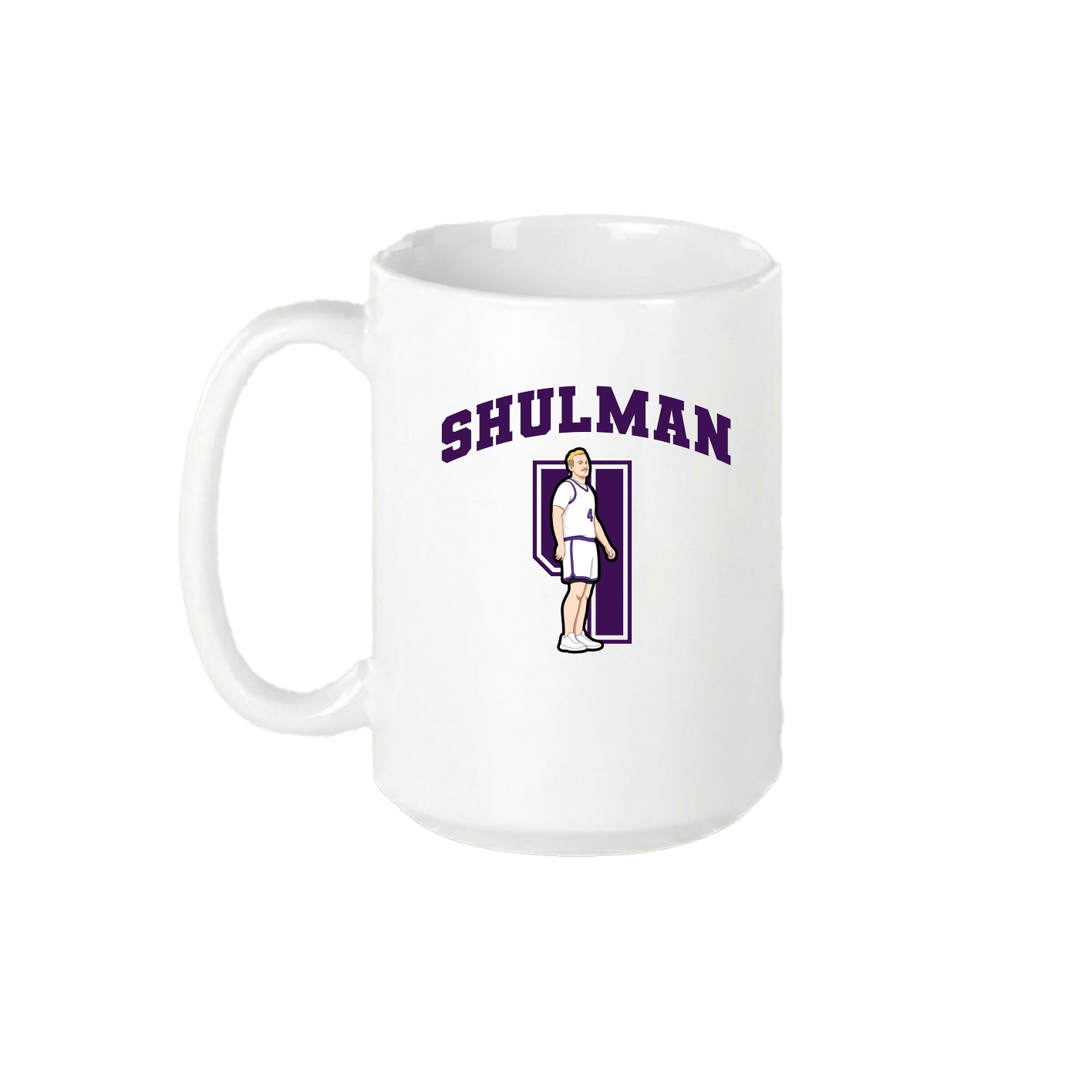 15oz Coffee Mug — Number in White