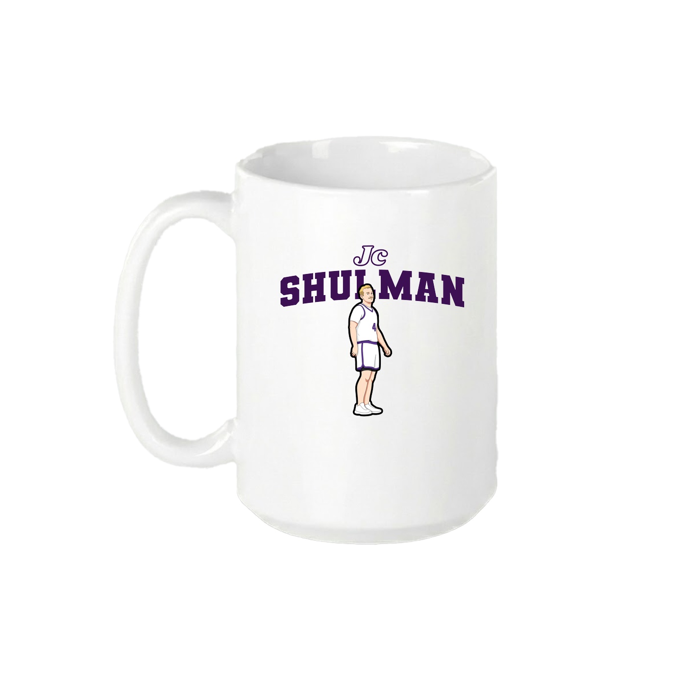 15oz Coffee Mug — Name Arch in White