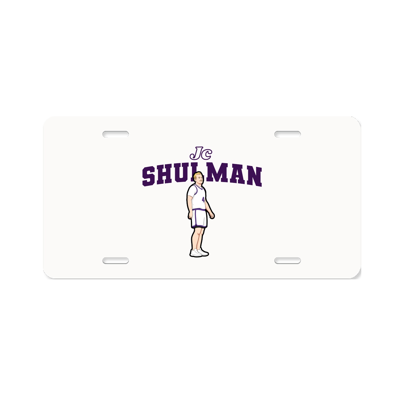 License Plate — Name Arch in Classic