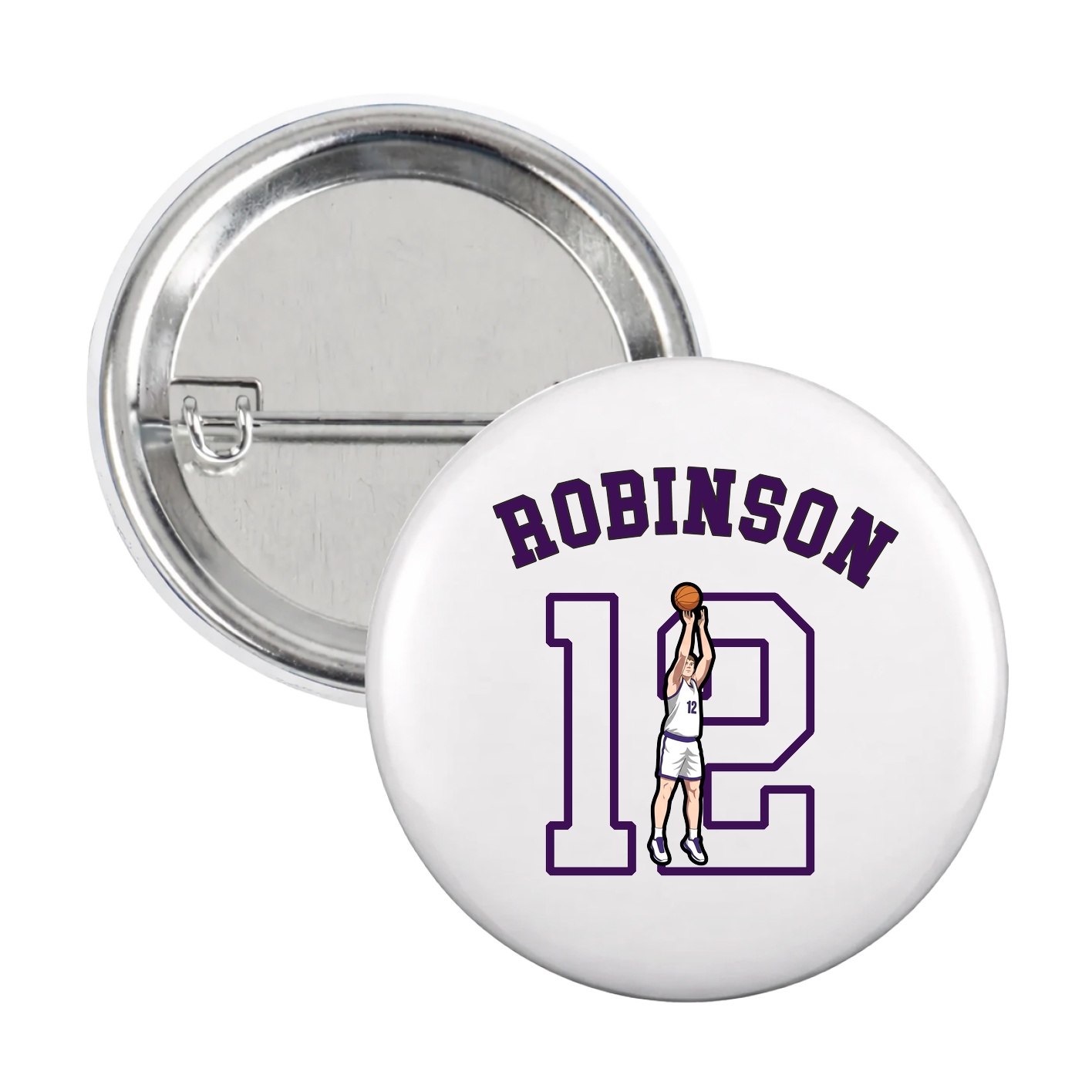 Game Day Button — Shirsey Arch in White